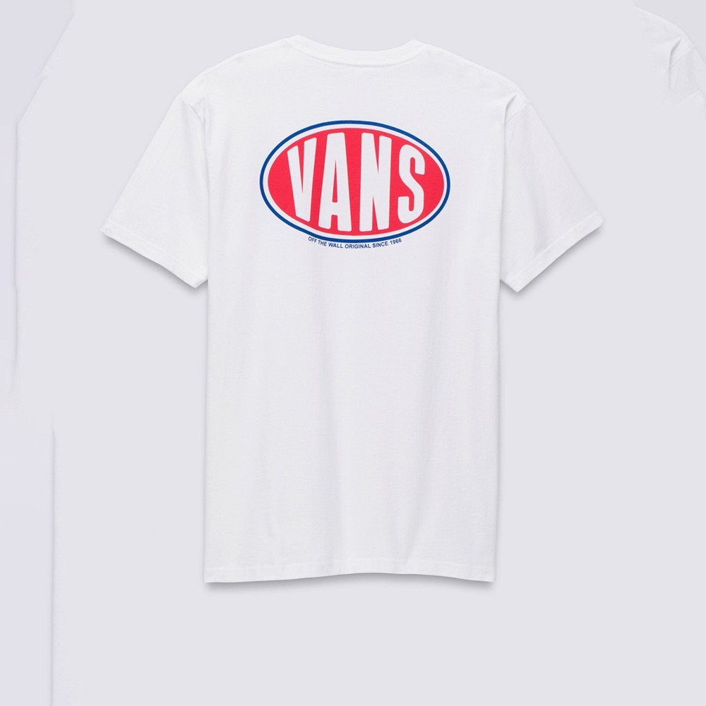 Camiseta Vans Spray On Ss White