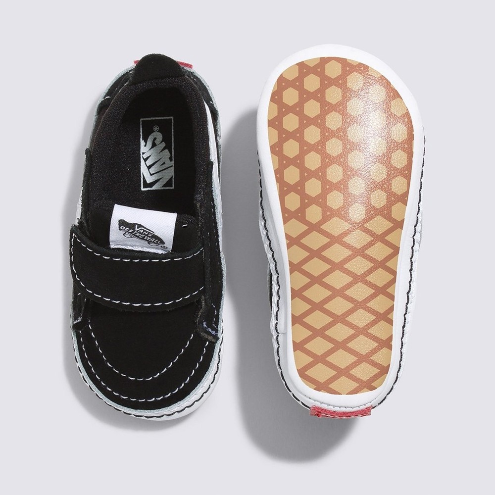 Tênis Vans Sk8-Hi Infantil Kids Black White