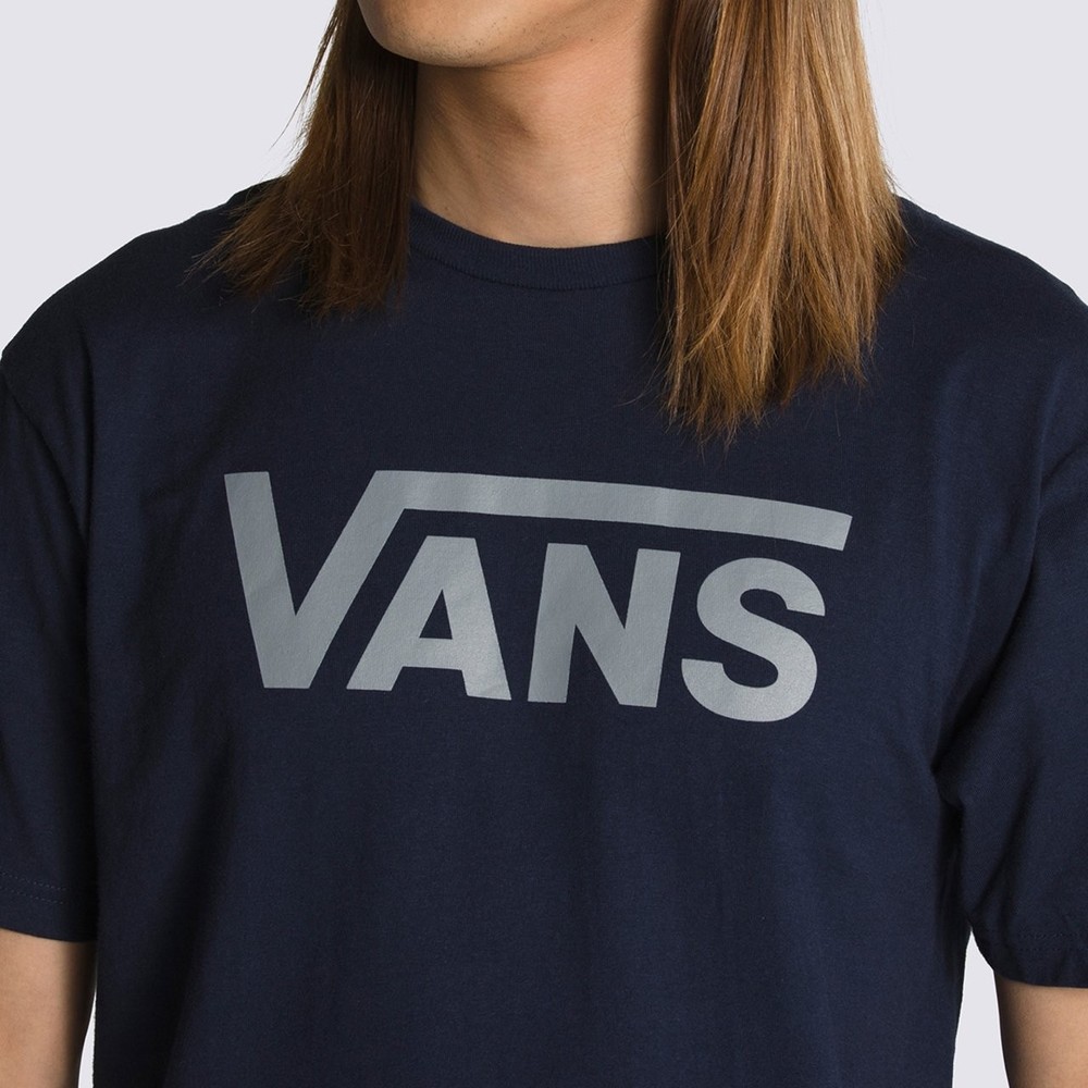 Camiseta Vans Classic Ss Navy White