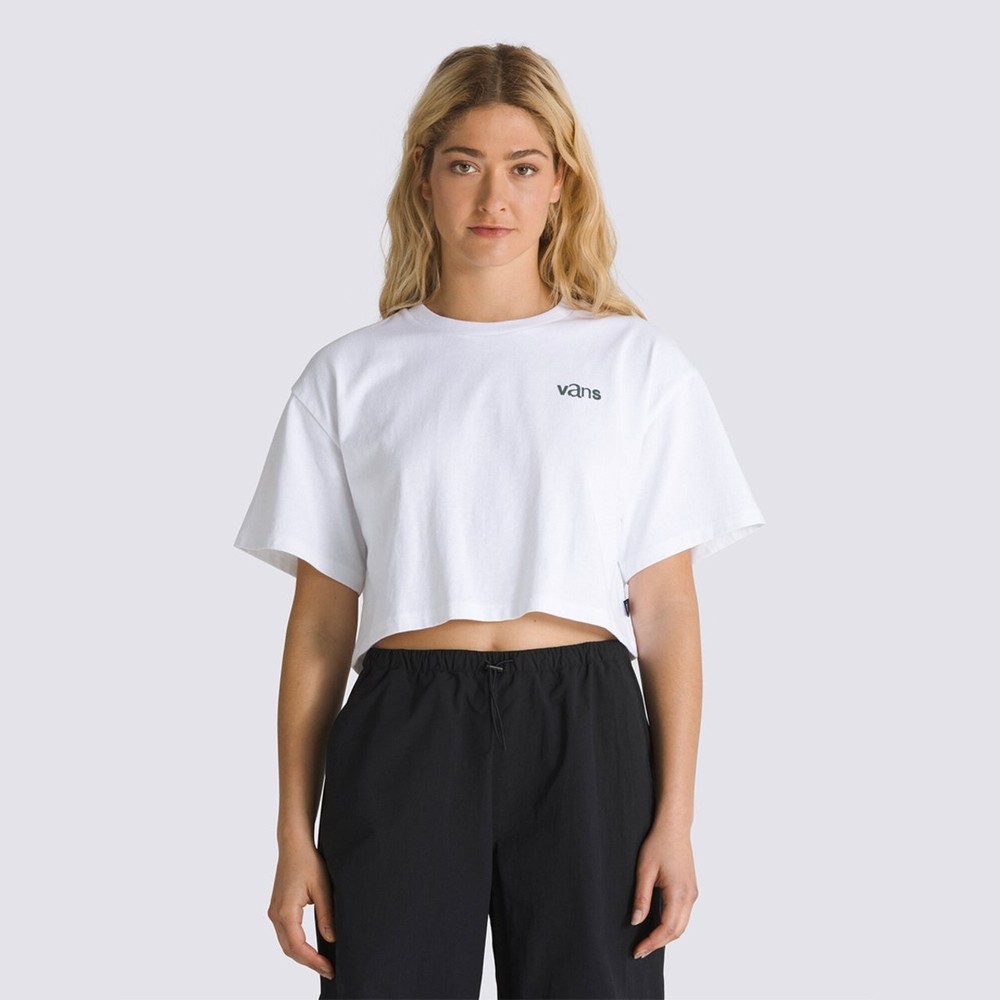 Camiseta Vans Preference Relaxed Crop SS White