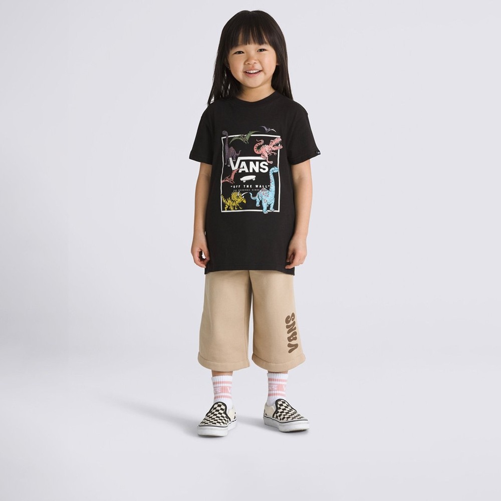 Camiseta Vans Glow Dino Kids SS Glow Black Infantil