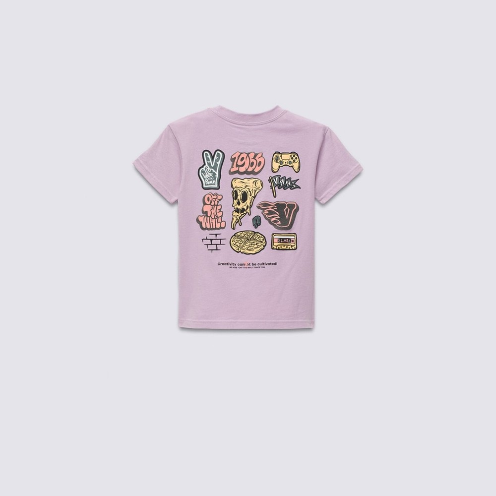 Camiseta Vans Essentials SS Lavender Mist Infantil