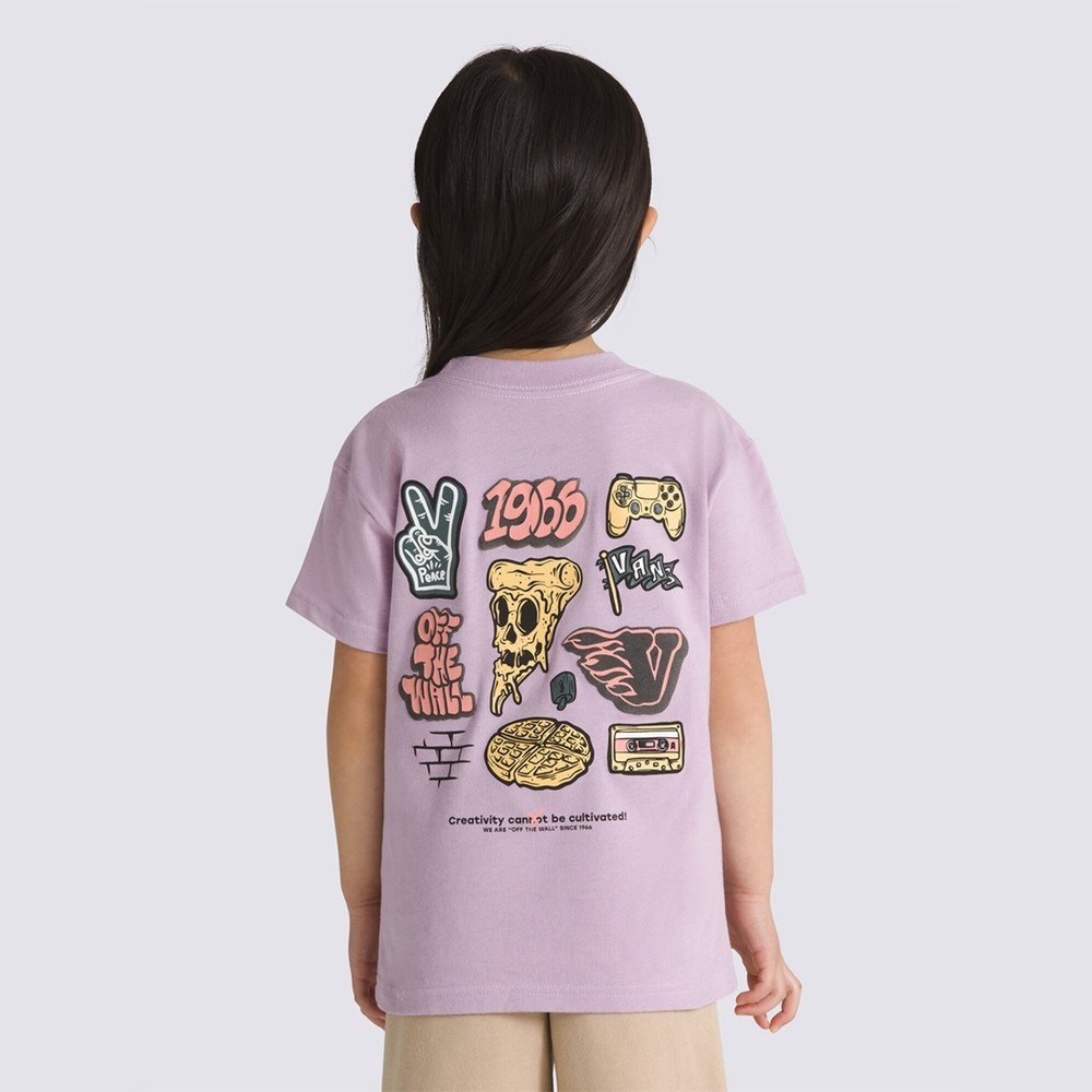 Camiseta Vans Essentials SS Lavender Mist Infantil