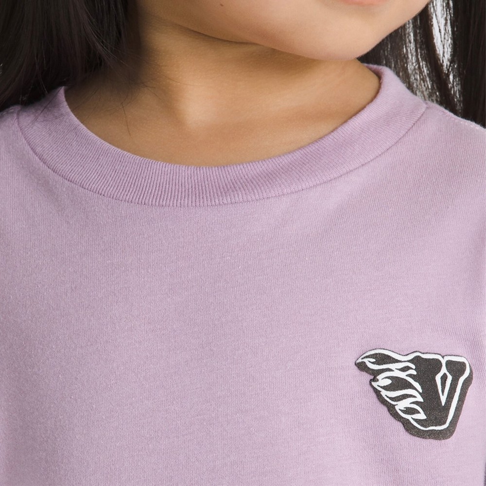 Camiseta Vans Essentials SS Lavender Mist Infantil