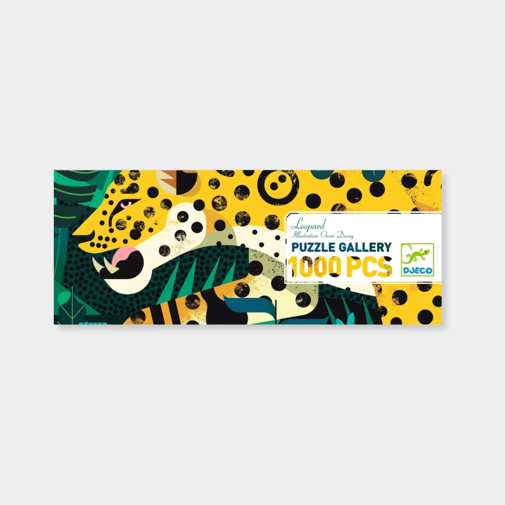 Djeco Quebra-Cabeça 1000 peças - Leopardo