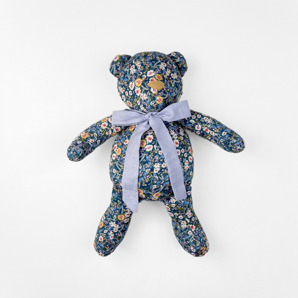 Urso Liberty Azul Grande