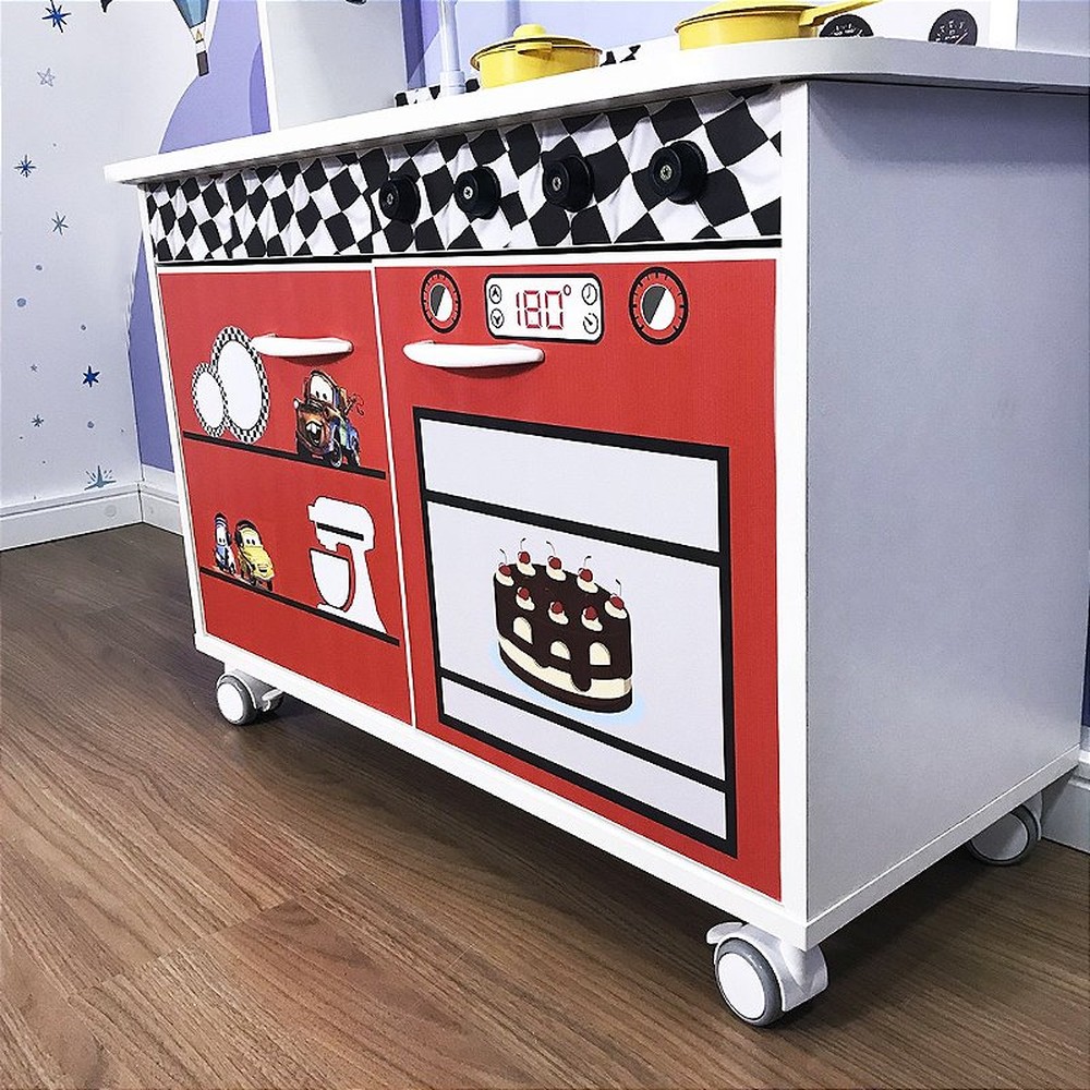Mini cozinha infantil Carros