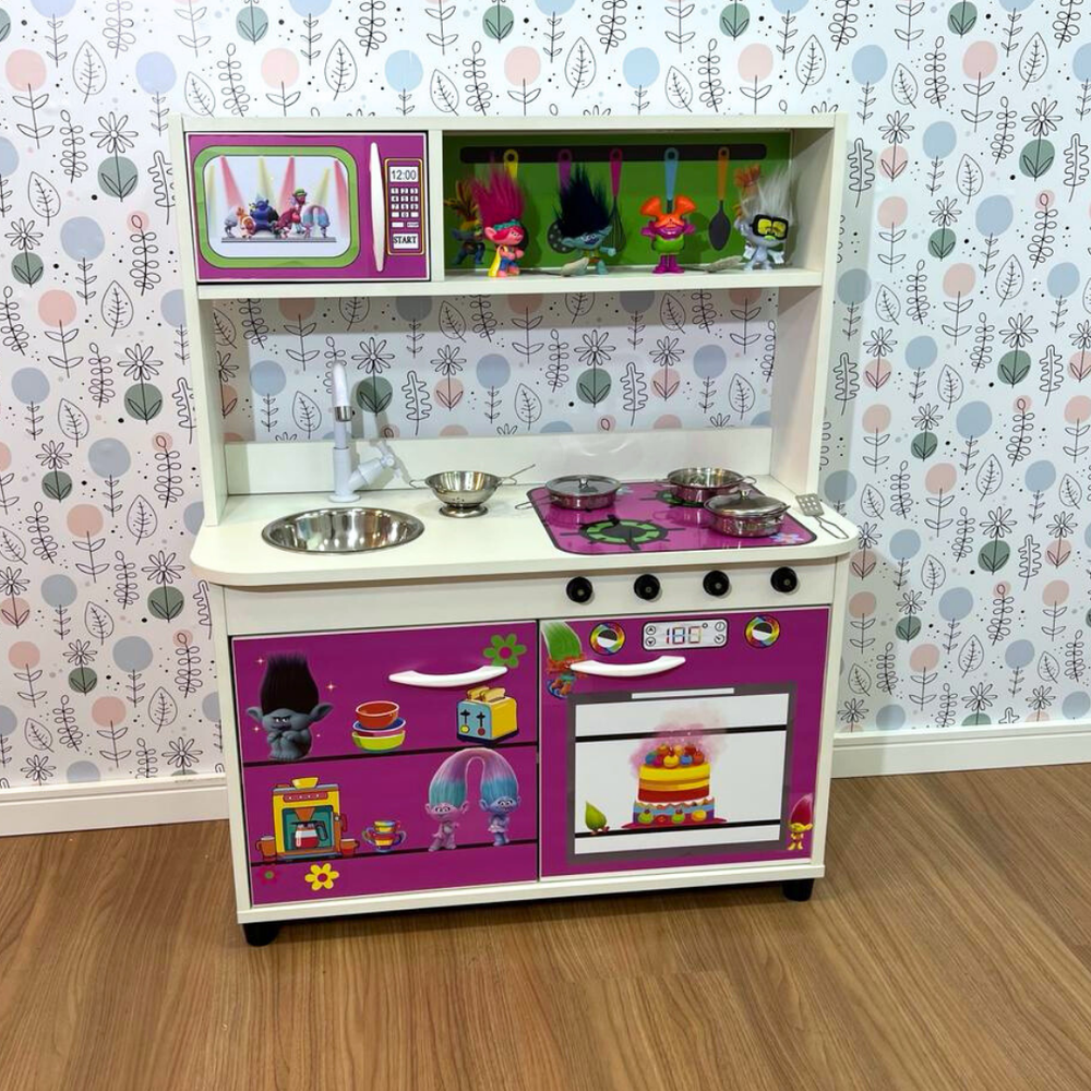 Mini cozinha infantil Trolls