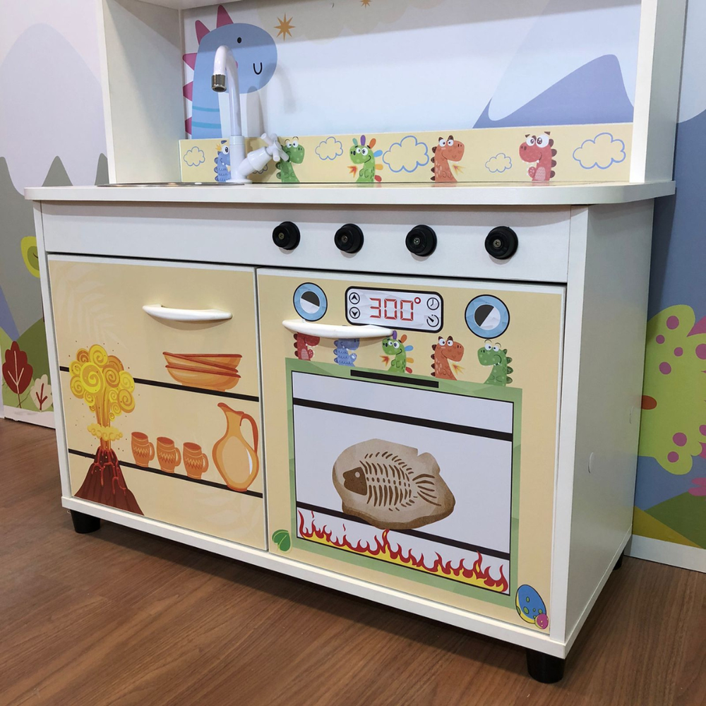 Mini cozinha infantil mundo dino
