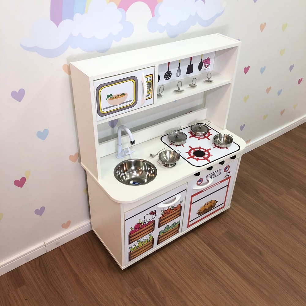 Mini cozinha infantil Hello Kitty