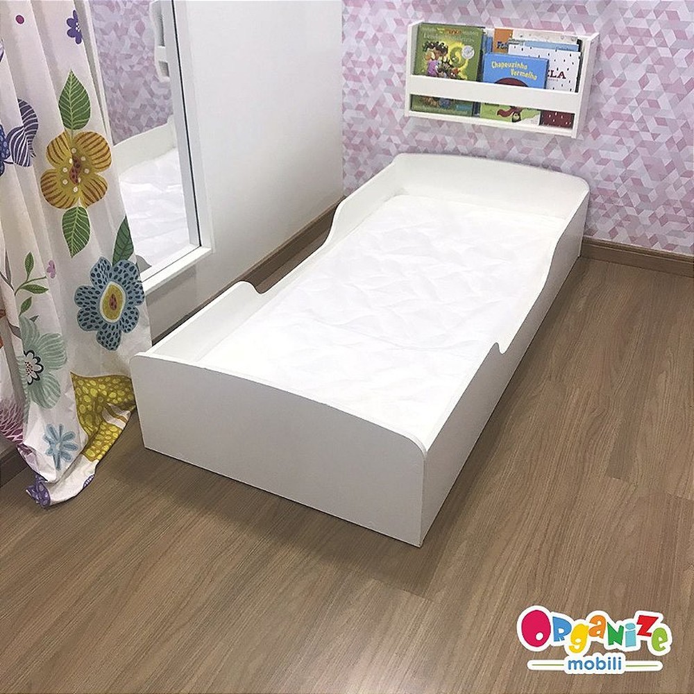 Mini cama infantil mobili kids - Cor branca