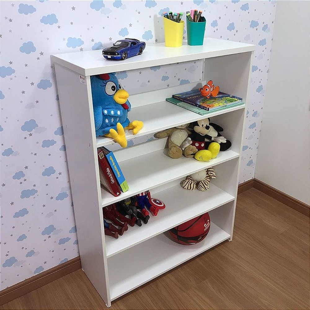 Organizador infantil de brinquedos 5 prateleiras sem caixa