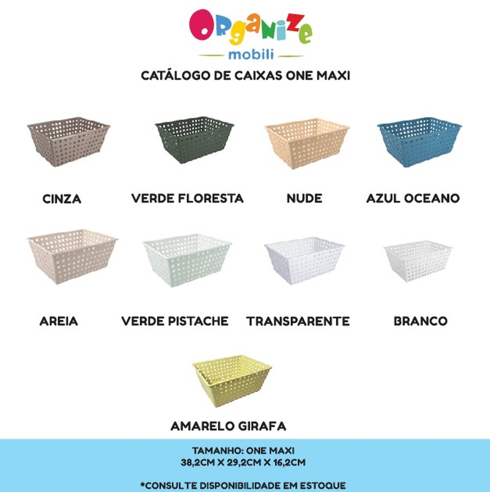 Kit caixas organizadoras -  4 one maxi