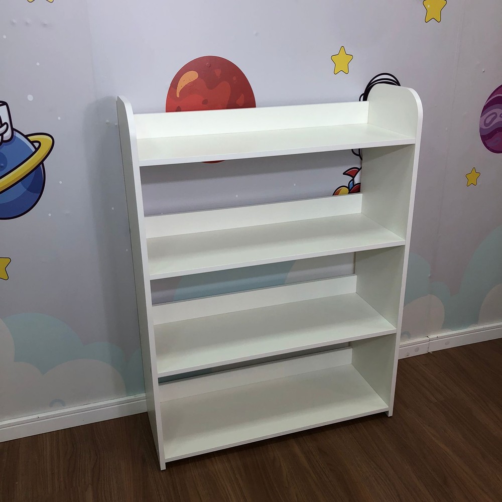 Organizador infantil de brinquedos com 4 prateleiras - acompanha 4 caixas one grande e 2 caixas one maxi