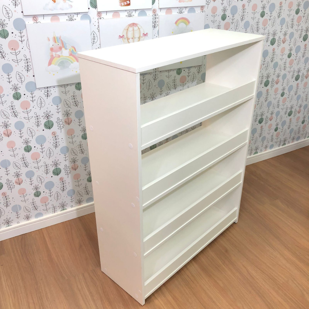 Organizador infantil de brinquedos 5 prateleiras com 4 caixas one grande e 2 caixas one maxi