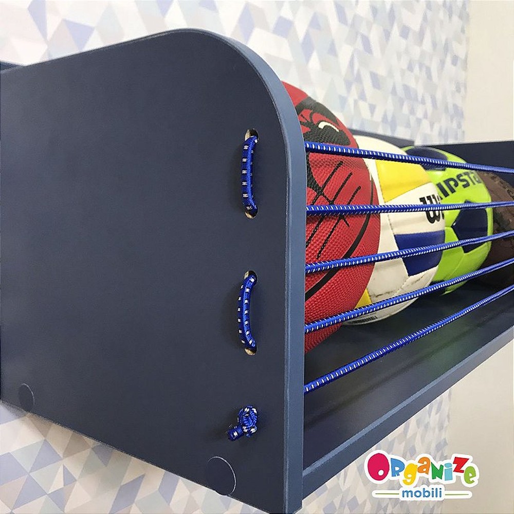 Organizador infantil para bolas cor azul