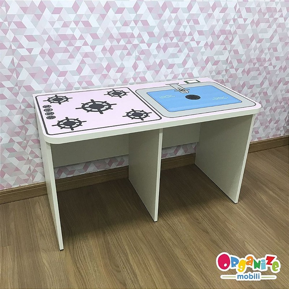 Rack para 2 baús com tema cozinha infantil