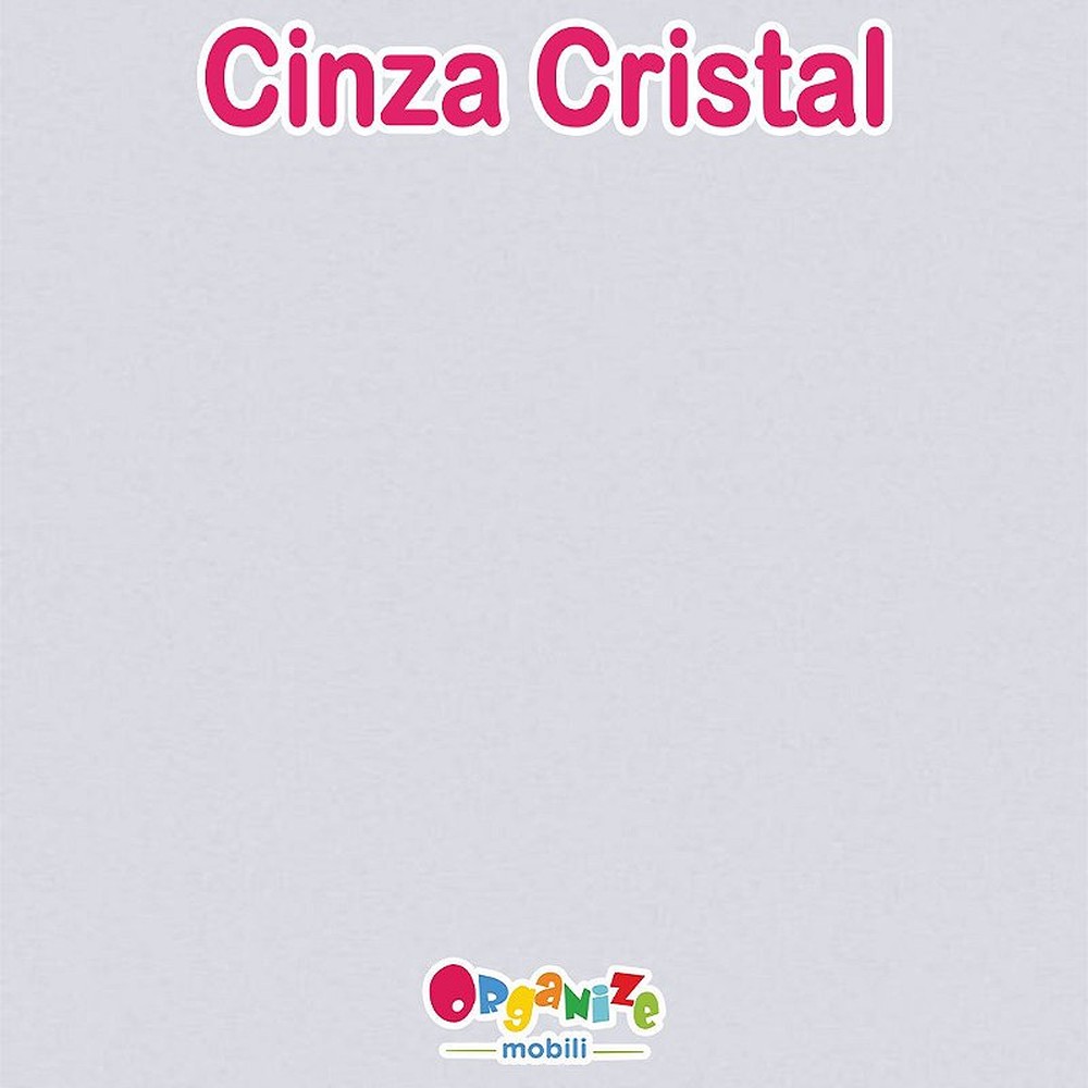 Rack infantil para dois baús + 2 Baú infantil organizador de brinquedos com rodízio - cor cinza cristal