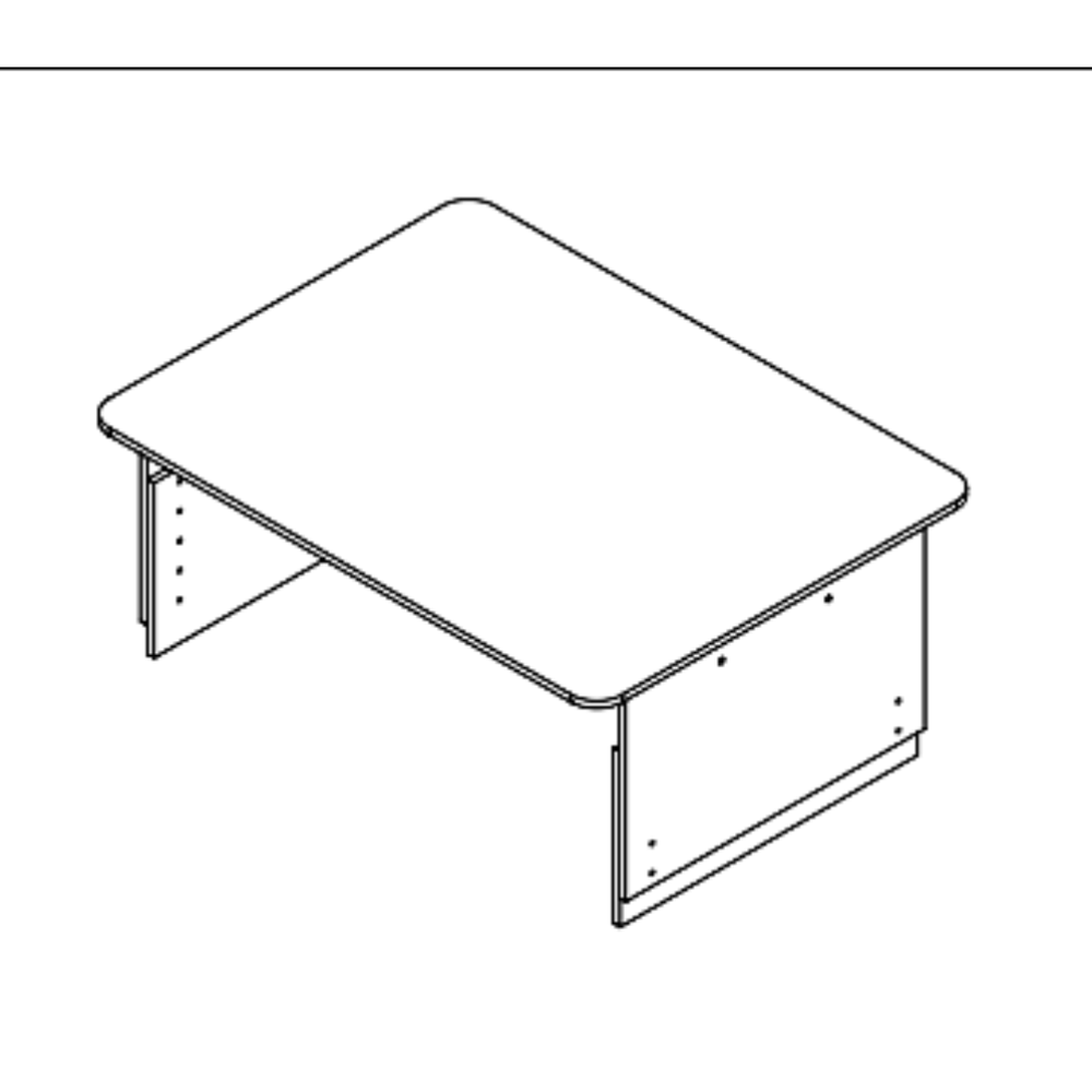 Mesa quatro crianças com regulagem de altura- cor azul