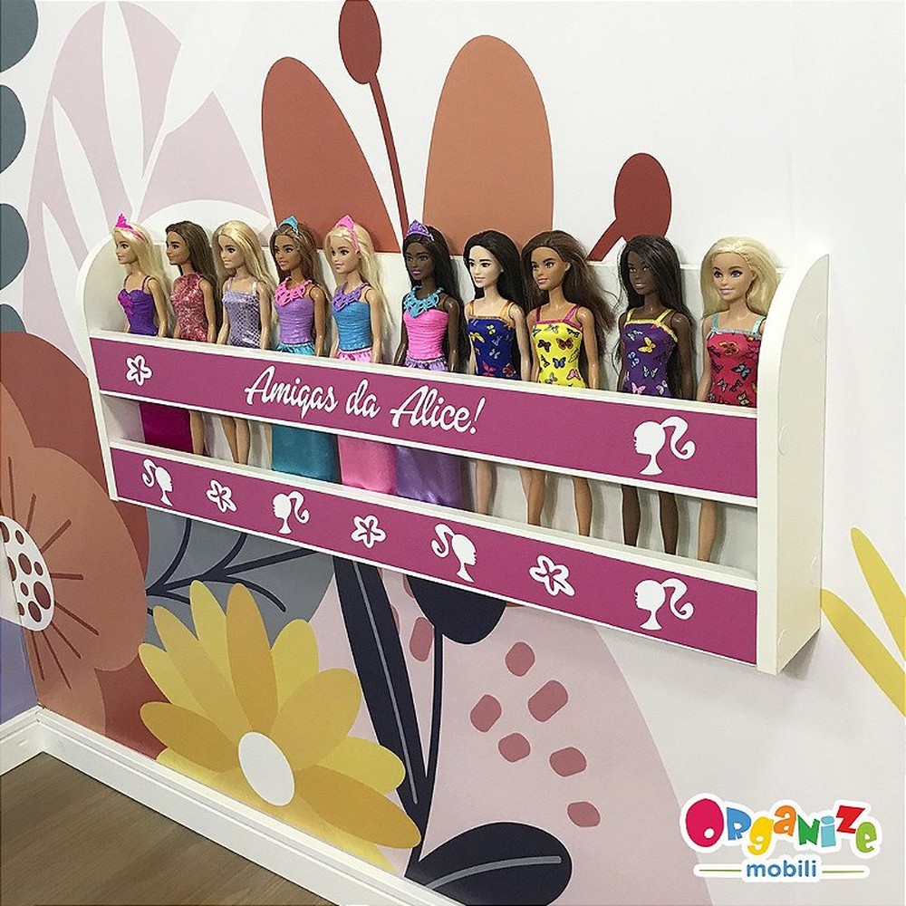 Organizador de bonecos barbie