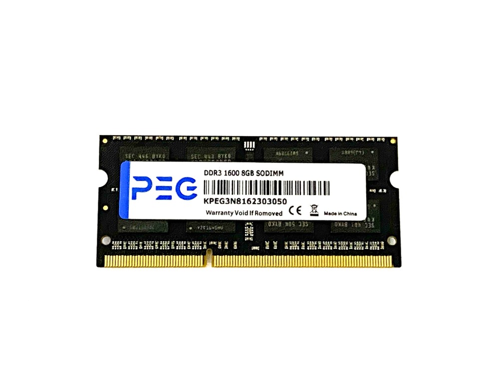 Memória Ram PEG 8GB DDR3 1600MHz Notebook