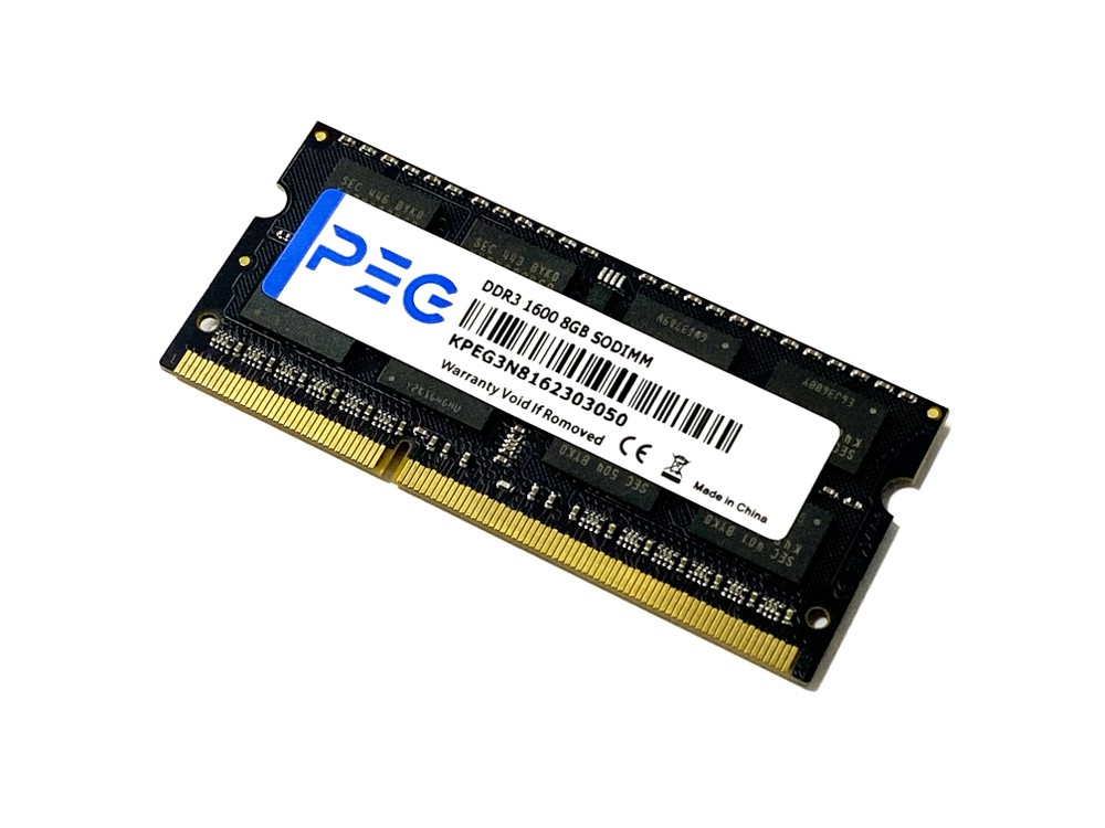 Memória Ram PEG 8GB DDR3 1600MHz Notebook