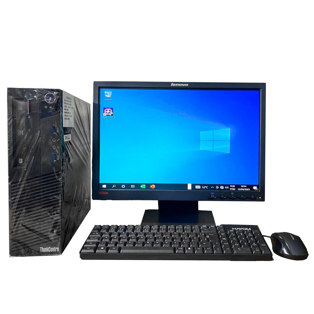 Computador Lenovo Core i5 4ª 4GB 500HD Monitor 19' Widescreen