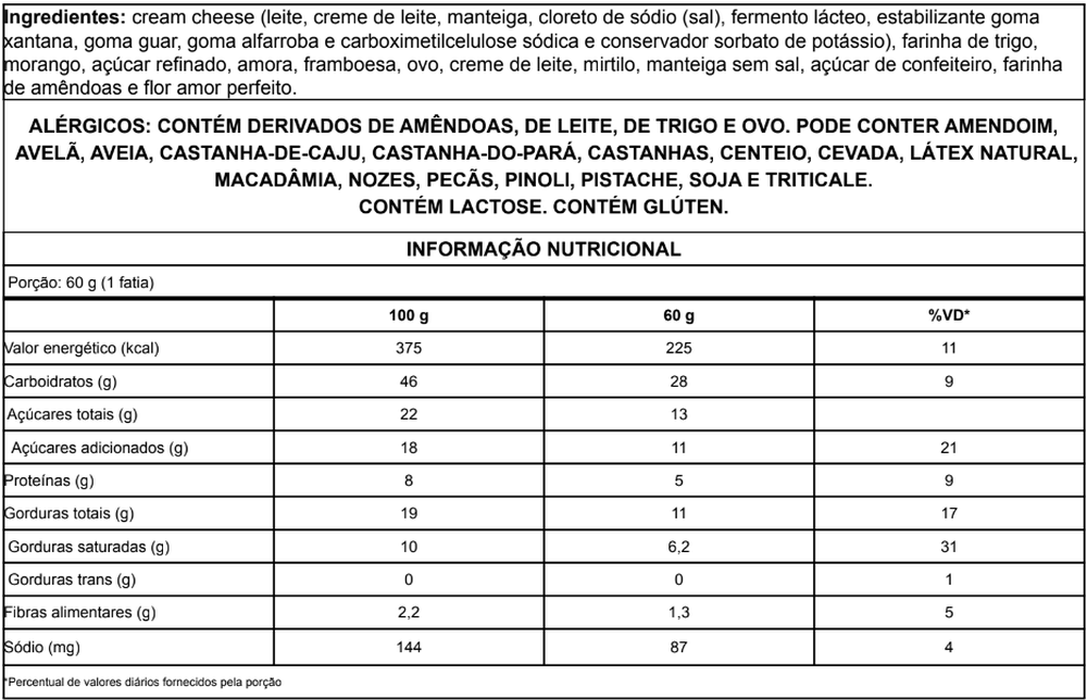 Informação nutricional