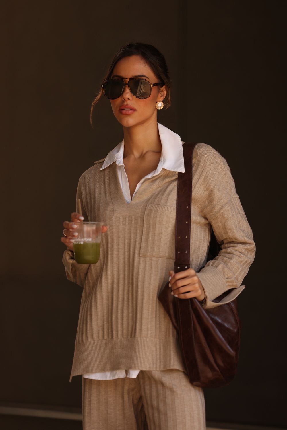 Blusa Marjorie - Mármore