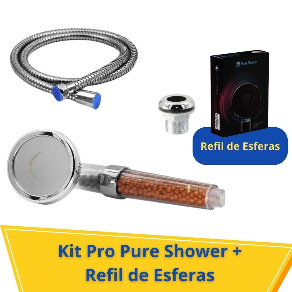 Pure Shower Pro + Refil de Esferas Minerais