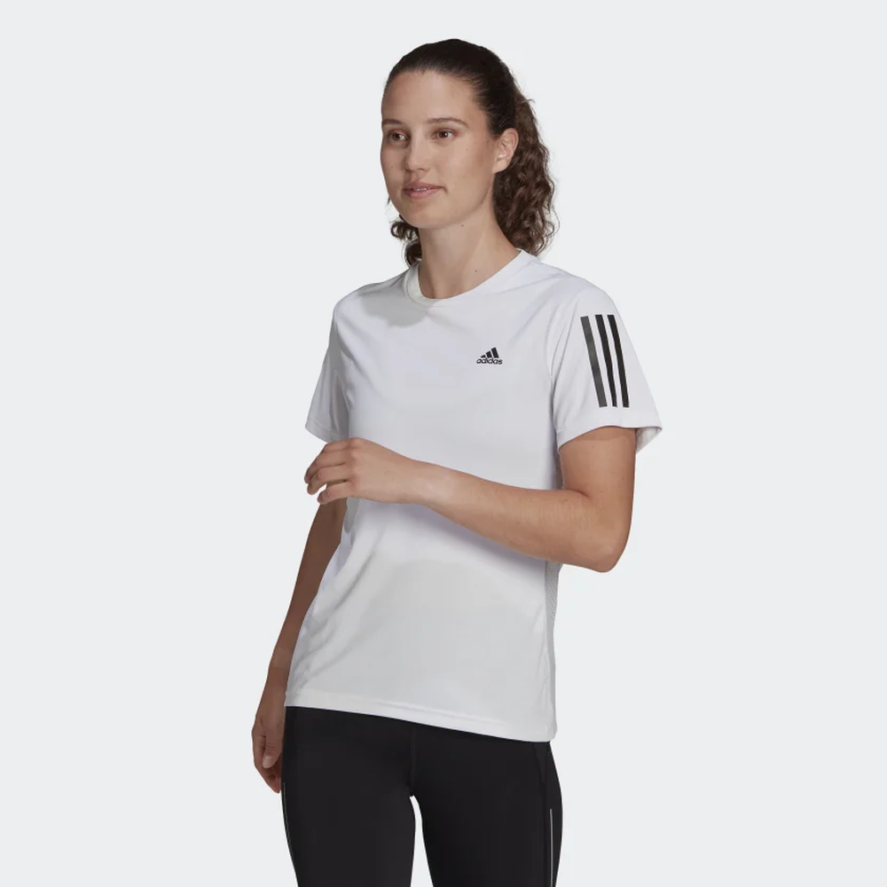 Camiseta Adidas Own The Run Feminino Branca - Shoestation