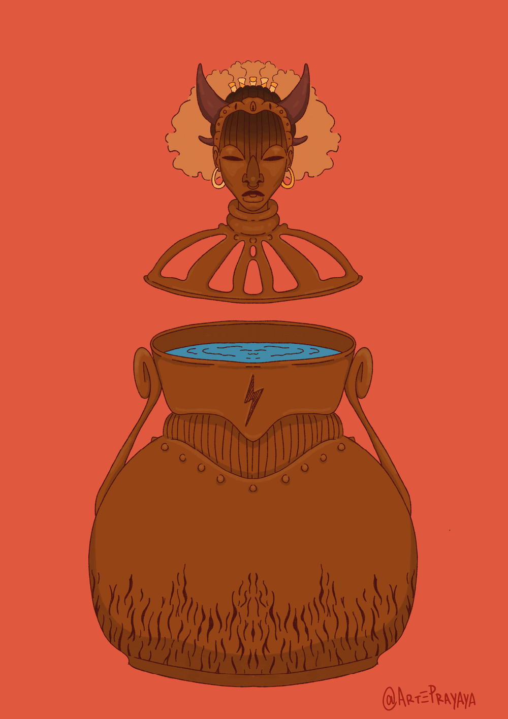 Série Quartinhas - Oyá