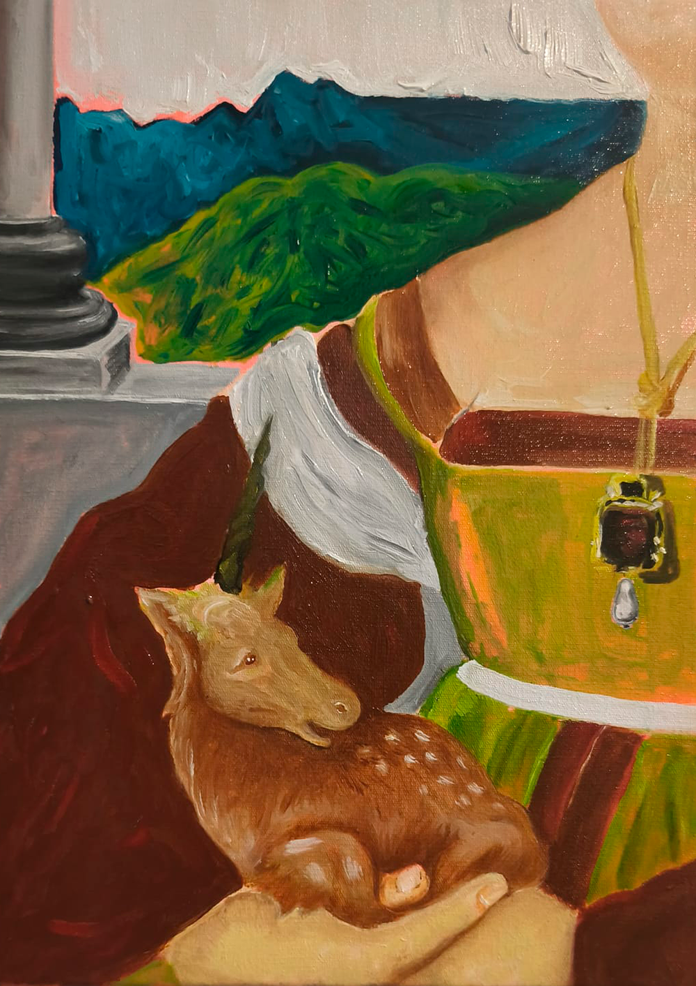 Unicornio e um quarto de dama