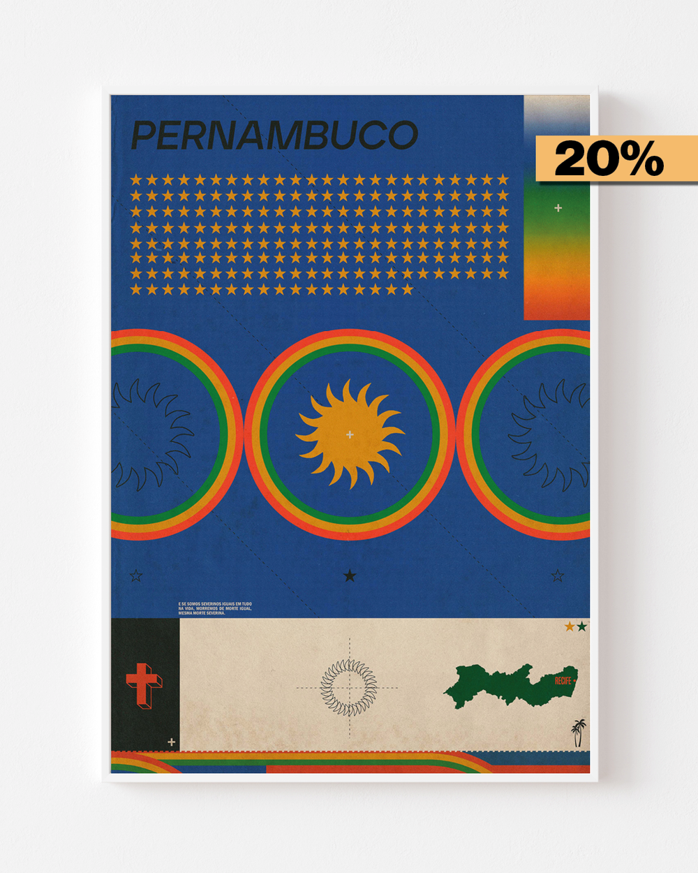 Bandeira de Pernambuco [A2 sem moldura] 