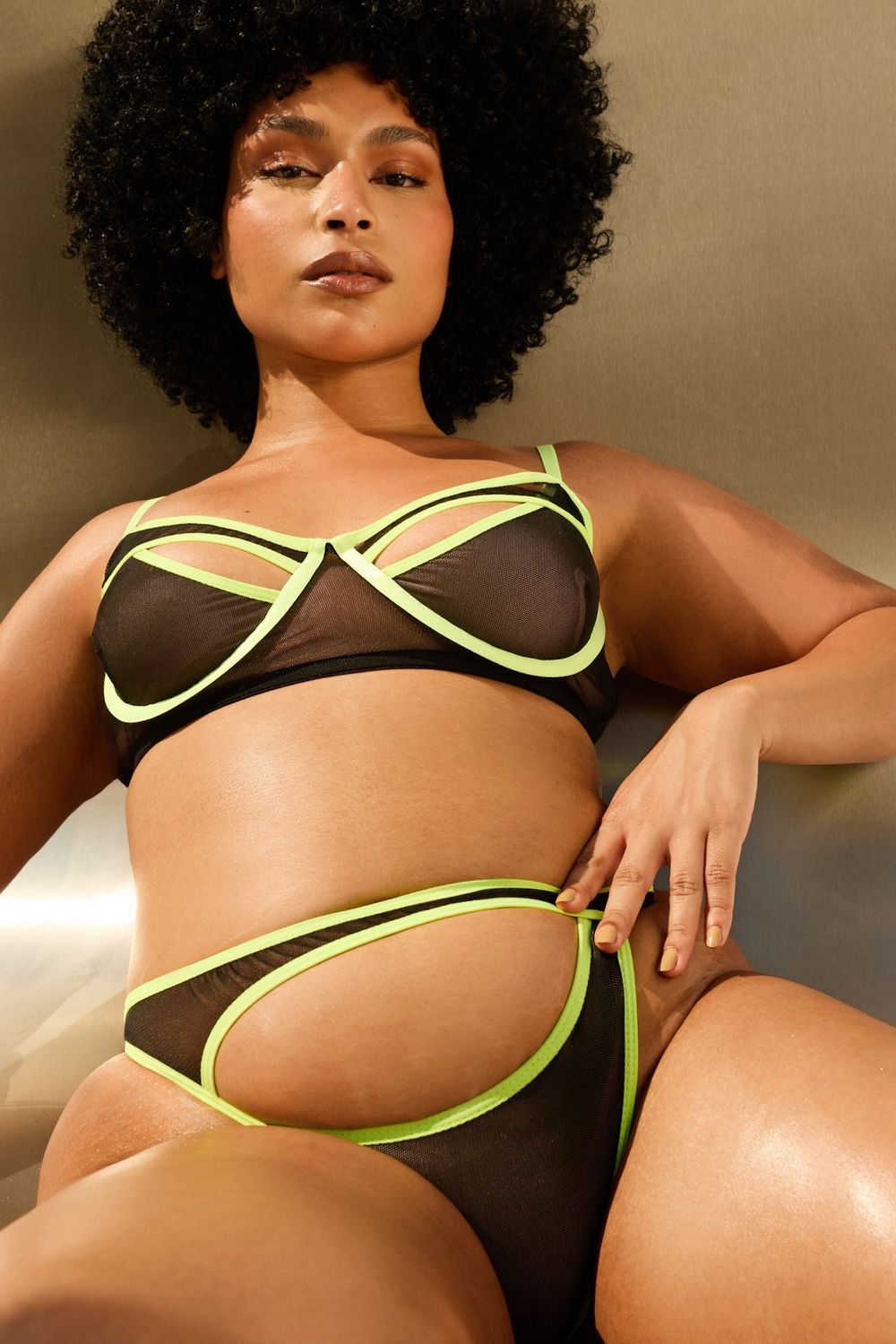 CALCINHA VERTIGO PRETO/NEON | VERTIGO BLACK/NEON BIKINI BOTTOMS