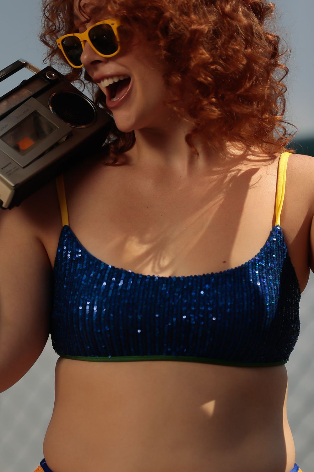 TOP VENTO PAETÊ GINGA | VENTO SEQUIN GINGA TOP