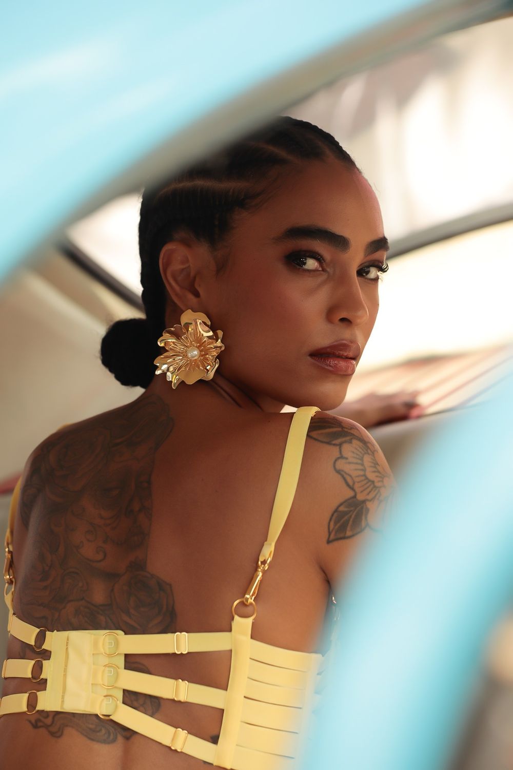 BRALET HALO AMARELO | LIGHT YELLW HALO BRALETTE