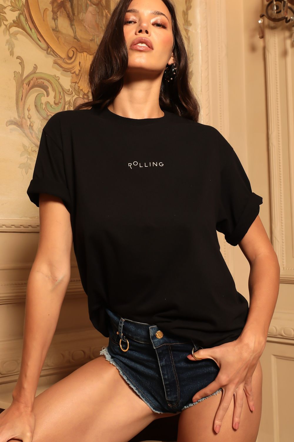 CAMISETA HEELS ARCHIVE PRETA | HEELS ARCHIVE BLACK TEE