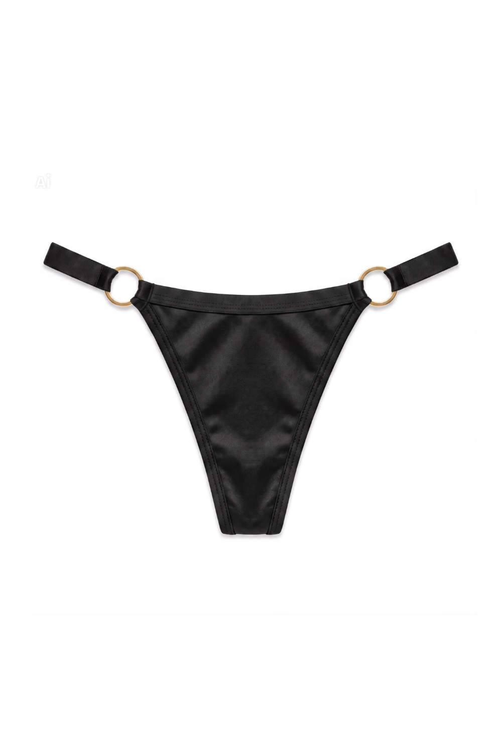 TANGA HALO BIKINI PRETA | HALO BIKINI BOTTOMS
