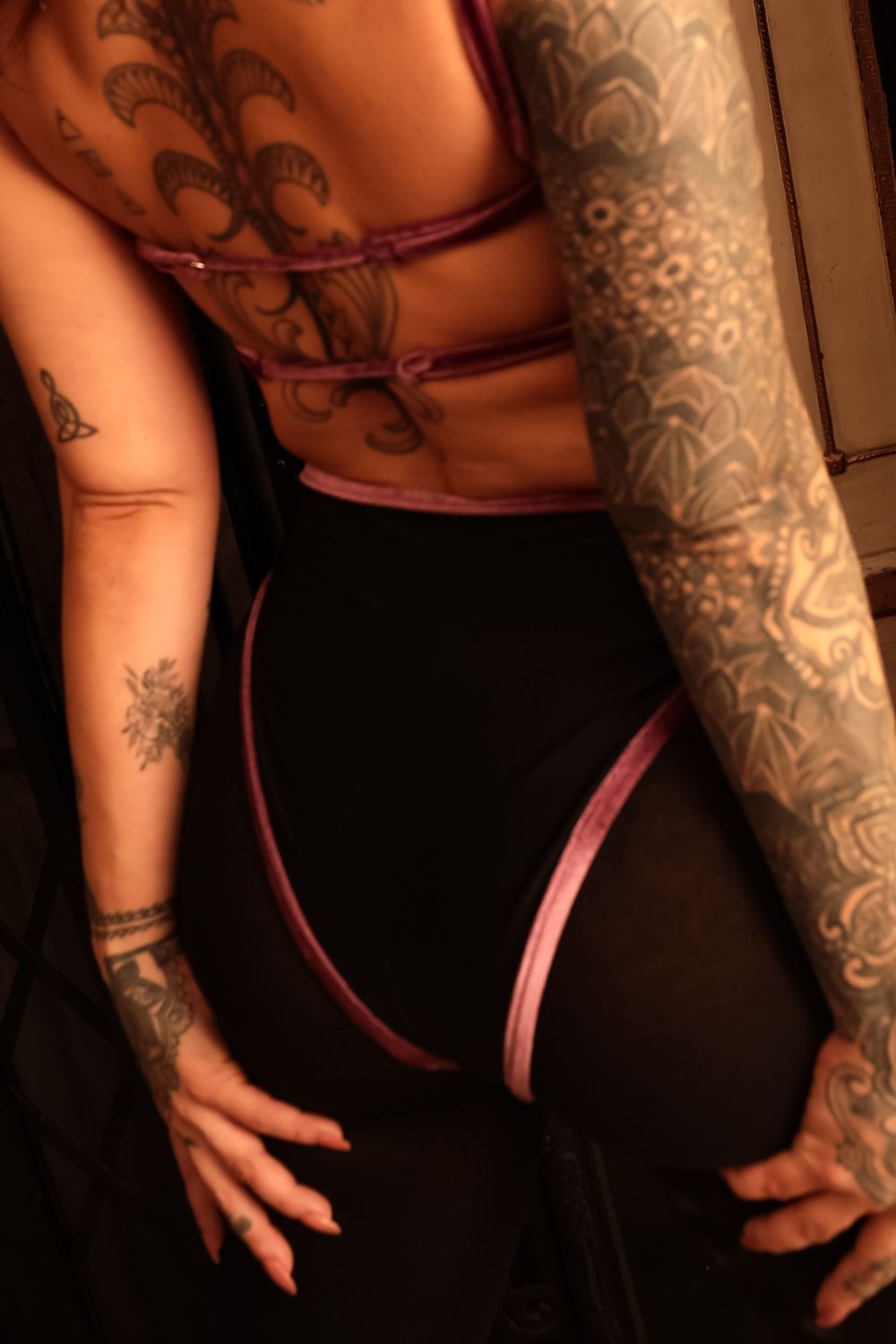 ASA DELTA VENTO VELVET PÚRPURA | VENTO PURPLE VELVET HOT PANTS