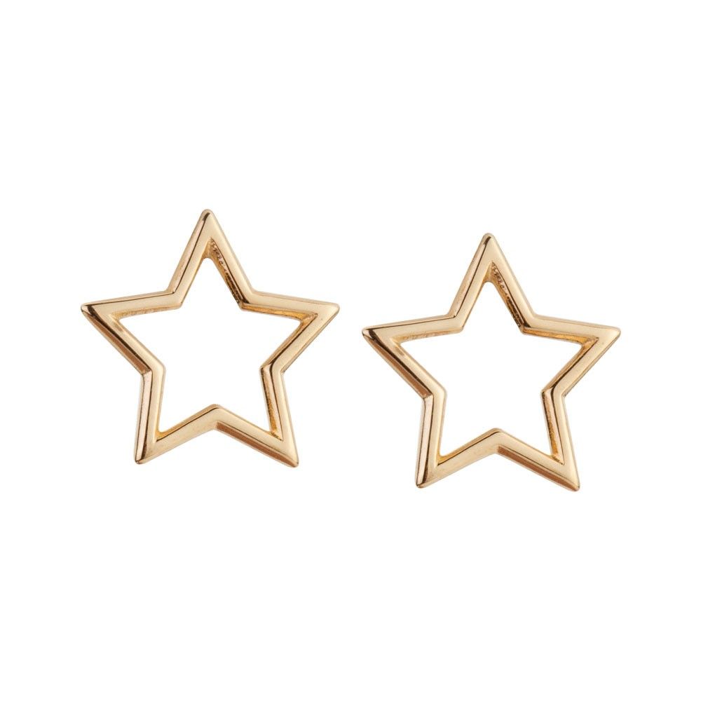 Brinco Estrela Ouro 18k