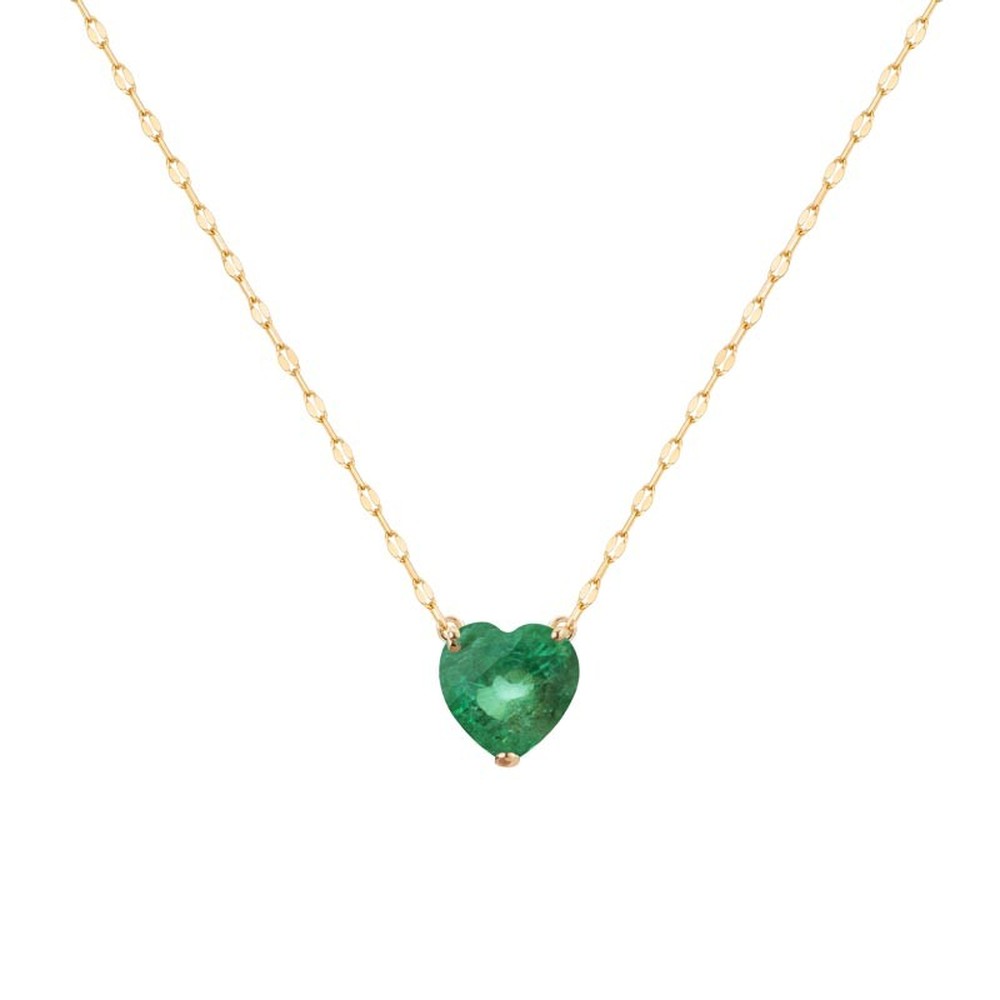 Colar Jade Verde Ouro 18k