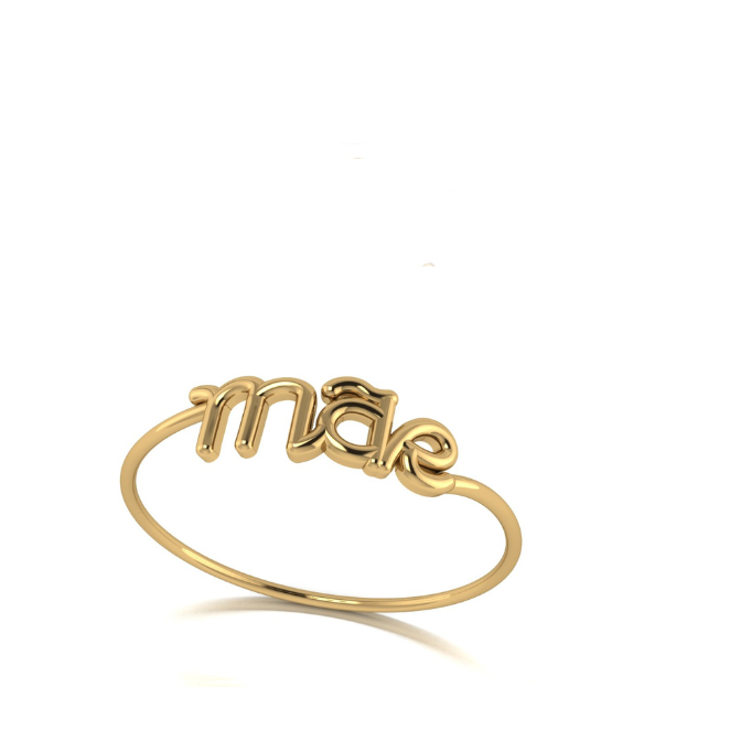 Anel Coleção Family Ouro 18k- Mãe