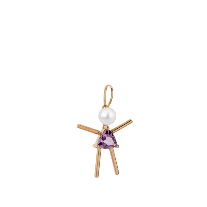 Pingente Menininha Ouro 18k