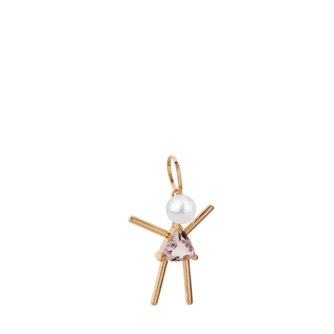 Pingente Menininha Ouro 18k