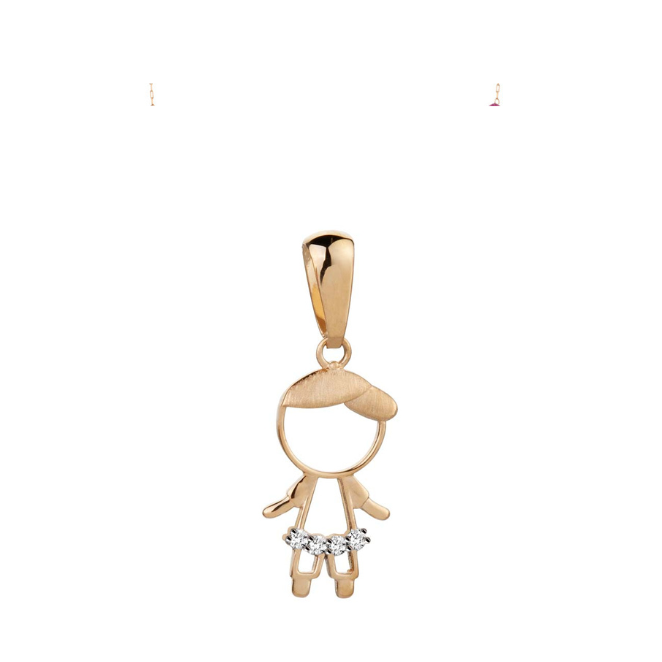 Pingente Menininho Ouro 18k