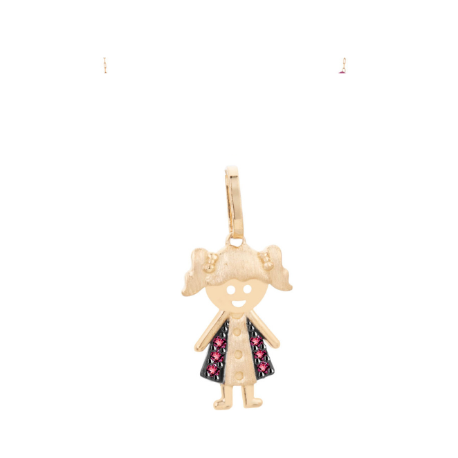 Pingente Menininha Ouro 18k