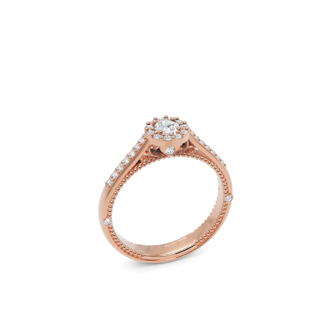 Anel Solitário Florescer Ouro 18k