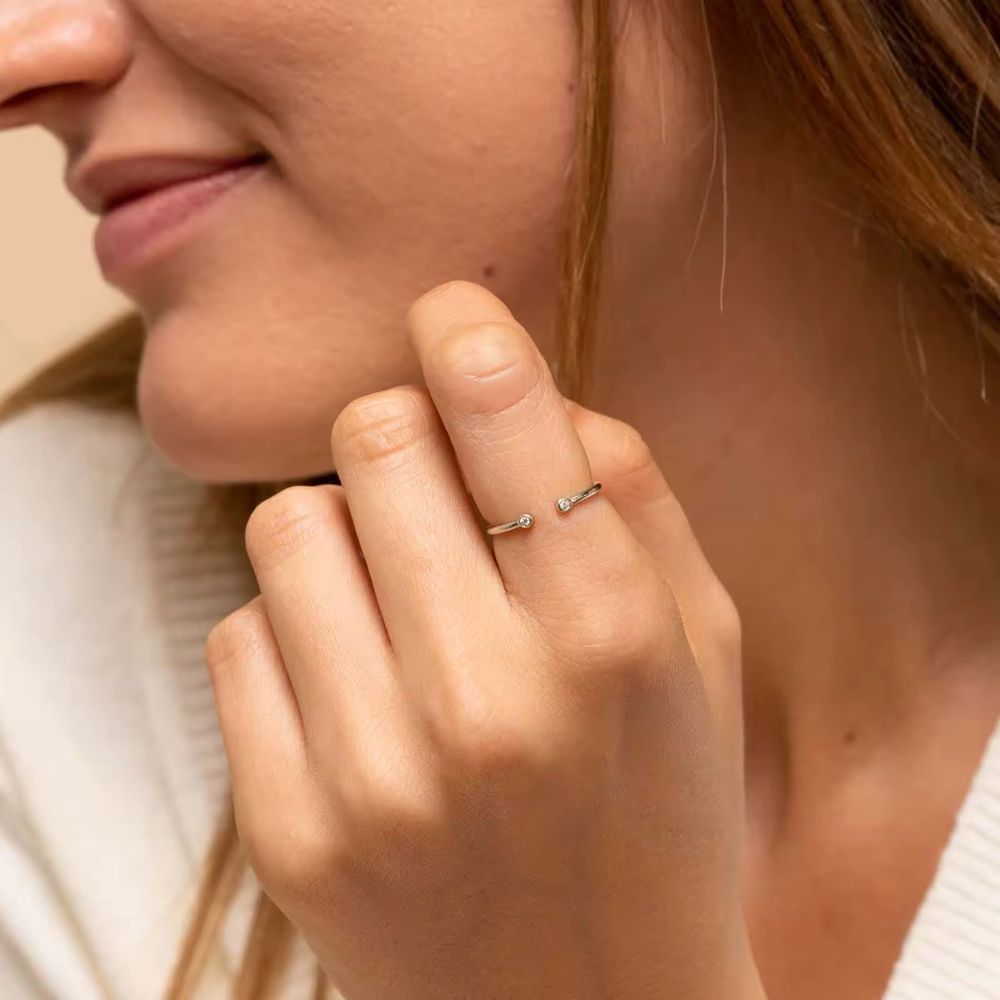 Anel Coleção Orvalho Ouro 18k