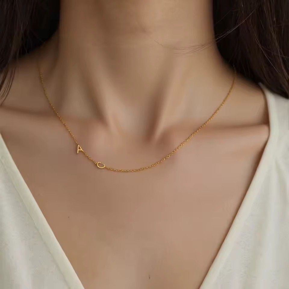 Colar Iniciais Ouro 18k | Coleção Dedicatória